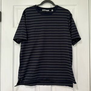 Vince short sleeve striped tee size large.